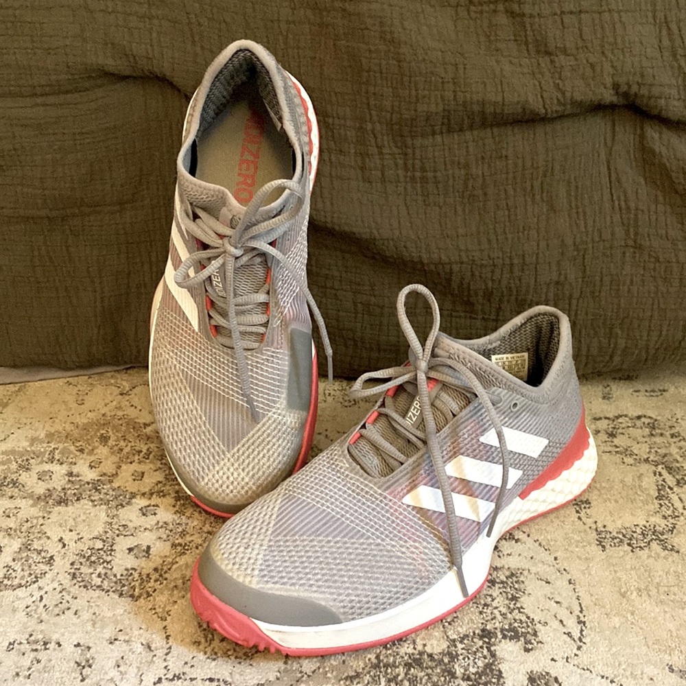 Men’s Adidas “adizero” running shoes grey
